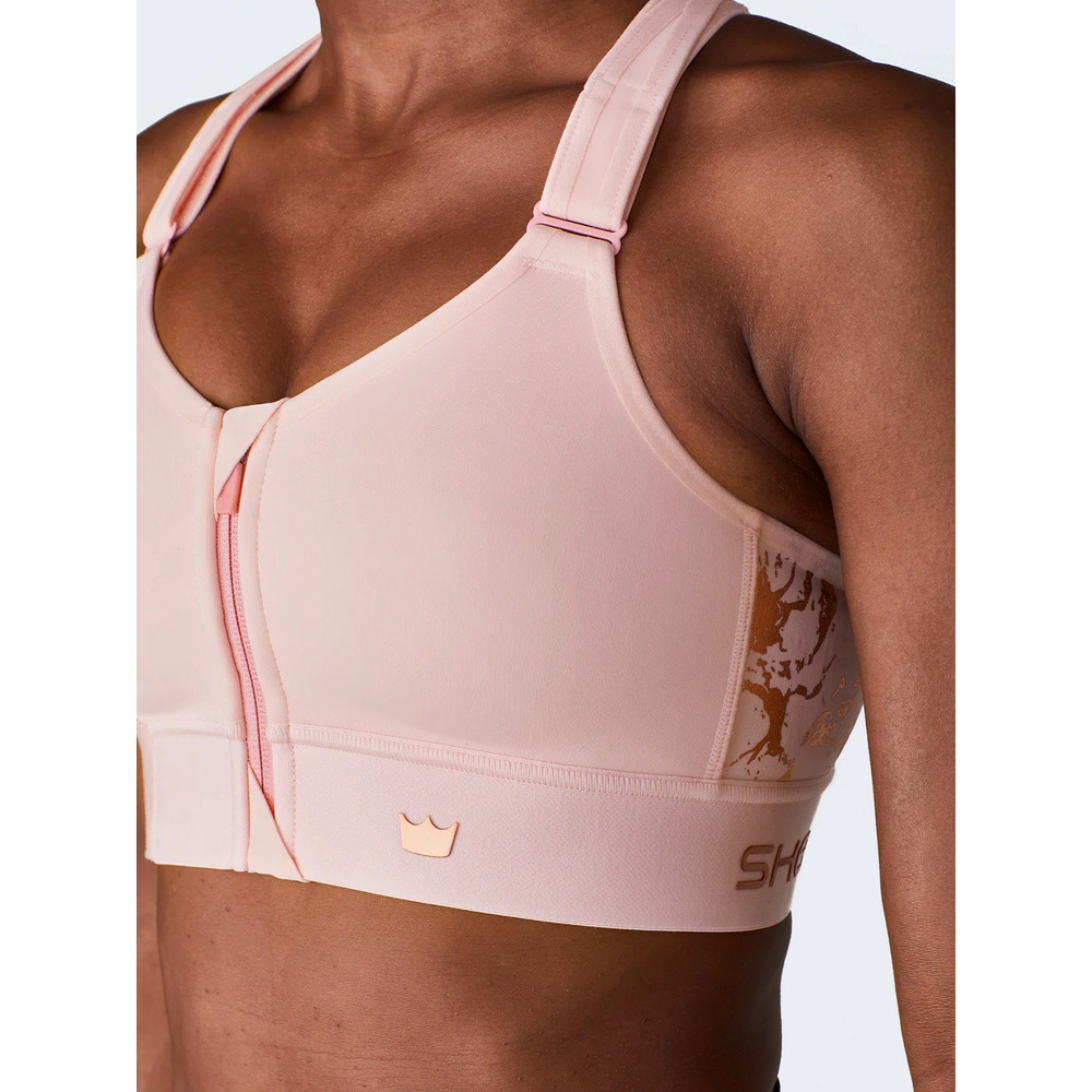 SHEFIT Flex Sports Bra Size 1Luxe Blush Walking Tennis Cycle Weights Compression